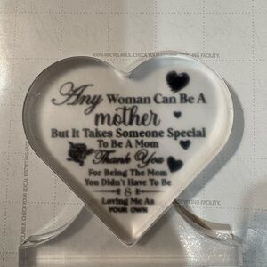 Heart-Shaped Mother Appreciation Plaque